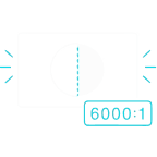 6000:1 Native Contrast